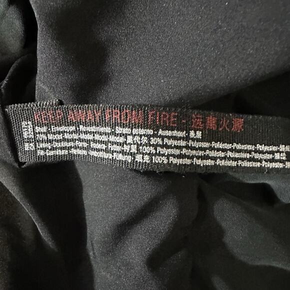 FP Movement Free People Womens Chill Factor Puffer Coat Size Medium in Black - Picture 11 of 12